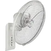 CasaFan Greyhound WV 45 FB LG Wandventilator 50 W (Ø x h) 44.3 cm x 280 mm Lichtgrijs Oscillerend, Zwenkbaar, Met afstandsbediening, Wandmontage mogelijk
