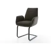 DELIFE Sledemodel Zoa-Flex materiaalmix zwart sledemodel vlak zwart pocketveer kern