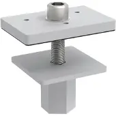 MAUL Adapters voor tafelmontage MAULsirius, alu / grijs / zink, metaal