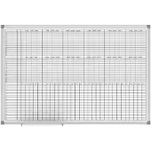 MAUL MAULstandard Jaarplanner 60 x 90 cm - wit - metaal - 1 stuk -