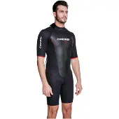Cressi Altum 3 Mm Short Sleeve Shorty Zwart 3XL Man