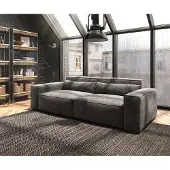 DELIFE Grote bank Sirpio 230x95 cm microvezel kaki bruin