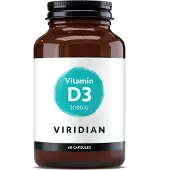Viridian Vitamine D3 2000 IE | 150 Capsules (60 Capsules)