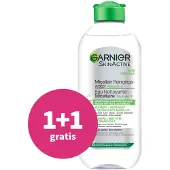 Garnier 1+1 Gratis: Skinactive Micellair Reinigingswater Voor Gemengde Huid 400 Ml