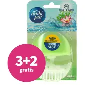 Ambi Pur Toiletblok 5 In 1 Bamboe & Lotus - 55 ml.