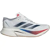 Adidas Adizero Boston 12, kleur: Core White, Dark Blue, Pure Ruby - EU maat 36 2/3