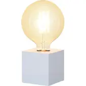 Best Season - Houten lamp "Kub", met E27 fitting, met schakelaar; 296-33