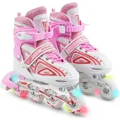 Apollo Inline skates Super Blades (Wit/roze, L (39-42))