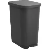 Rotho Orbe pedaalemmer - prullenbak 35L - BPA vrij - zwart