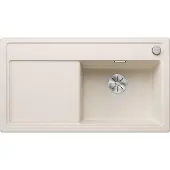 BLANCO Silgranit spoelbak, 915x510 mm, met afvoerbediening, InFino, zacht wit