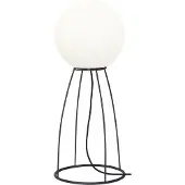 Star Trading Patio lamp Mallorca 70 cm zwart/wit kunststof/metaal, zwart, Woon-/ Eetkamer, Kunststof, Modern