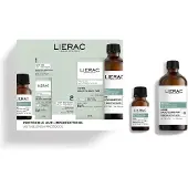 Lierac Set : Anti-puistjes protocol - Stop Spots, anti-vlekken, lokale behandeling, voor het gezicht, 15 ml + Anti-puistjes peeling, peeling lotion, 100 ml