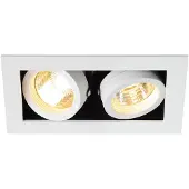 SLV Inbouwspot Kadux 2 GU10 9cm wit