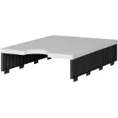 Styro Aufbaueinheit styrodoc uno, 1 Fach, schwarz/grau