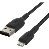 Belkin Braided USB-A-naar-Lightning 2 Meter Zwart