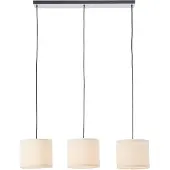 Brilliant Creme hanglamp Teddy 3-lichts