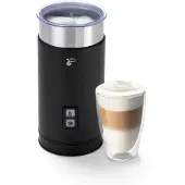 Tchibo Elektrische melkschuimer van , met anti-aanbaklaag, voor zowel warme als koude melkschuim, geschikt voor latte macchiato, cappuccino en chocolademelk, met een roestvrijstalen behuizing