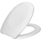 Wenko WC bril Bergamo - antibacterieel wit Duroplast - RVS scharnieren - Toiletbril - Toiletzitting - Wit