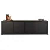 Bommel Wonen TV meubel Monza - 220 cm - Grijsbeige - 4 deuren