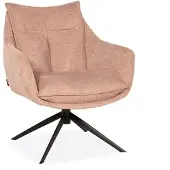 De Bommel Meubelen Draaifauteuil Vinz - stof Aragon Cinnamon - pocketvering - 360° draaibaar