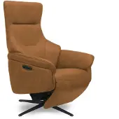 Bommel Wonen Relaxfauteuil Siesta - elektrisch + accu - microleder Oxx Camel