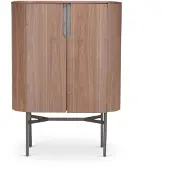 De Bommel Meubelen Wandkast (laag - poot: bronze) Fidenza - Walnoot