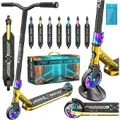 Kesser Stuntstep X-Limit-Pro 360° voor Volwassenen en Kinderen - Chroom / Goud