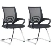 CLP Eureka Set van 2 Stoelen zwart