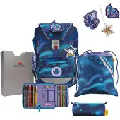 DERDIEDAS ErgoFlex Schooltas set 5-delig blauw