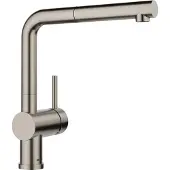 BLANCO Linus S - Keukenkraan met uittrekbare vuistdouche, platina 527699
