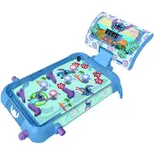 Disney Stitch elektronische tafelflipperkast met geweldig ontwerp, geluiden, verlichting en digitale scores tot play alone of challenge uw friends.