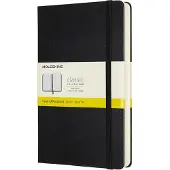Moleskine Classic Notitieboek - Expanded - Large - Hardcover - Geruit - Zwart