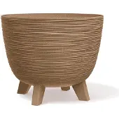 Un Furu Eco Wood-Naturo - Bloempot met pootjes / Plantenbak - UV-bestendig ⌀ 290mm
