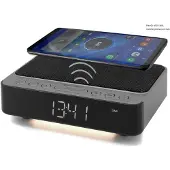 Soundmaster - UR250AN - DAB+ wekkerradio met QI laadfunctie - nachtverlichting - voorkeuzezender