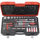 Format Dopsleutelset 1/4" en 1/2" 58-delig