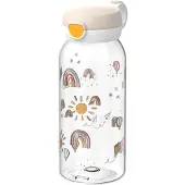 Mepal Campus Drinkfles met Flipdop 600 ml - Sunshine & Rainbow