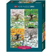 Heye Puzzle Heye 29873 - Legpuzzel - 2000 stukjes - De Vier Seizoenen