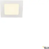 SLV LED Inbouwarmatuur Vierkant | 3000K 440lm 930 IP20 | SENSER