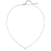 Hey Happiness Ketting 'Herz' zilver