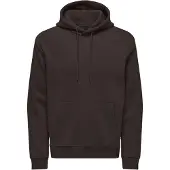 Only & Sons Sweatshirt 'ONSConnor' donkerbruin