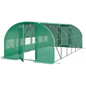 TOOLPORT Tunnelkas 3x6 m, PE-folie, groen