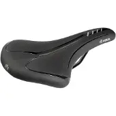 Velo Fit Atleten Zadel, Zadel voor fiets, Wegwedstrijden, Unisex, Zwart, Effen, 15,5 cm
