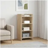 vidaXL Dressoir Sonoma Eiken 40 x 36 x 80 cm Bewerkt hout