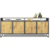 De Bommel Meubelen Dressoir (200cm) Breeze - Seasoned Brown