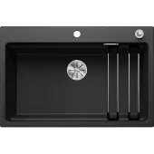 BLANCO Granitspüle ETAGON 8, eckig, 51/78 cm, , inklusive 2 Gratis ETAGON-Schienen aus Edelstahl