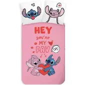 Disney Lilo and Stitch Peuterdekbedovertrek My Favourite - 100 x 135 cm - 40 x 60 cm - Katoen