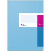 König & Ebhardt Schrift A4 Gelinieerd Gebonden Karton Wit 80 Pagina's 40 Vellen