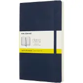 Moleskine Classic Notitieboek - Large - Softcover - Geruit - Saffier Blauw