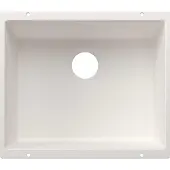 BLANCO SUBLINE 500-U, professionele uitvoering, met kleuraccenten. Inbouwspoelbak SILGRANIT, wit, vanaf 60 cm, zonder afvoer. Afstandsbediening