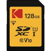 Kodak 128GB SD PREMIUM PERFORMANCE Class 10 UHS-I U1 V10